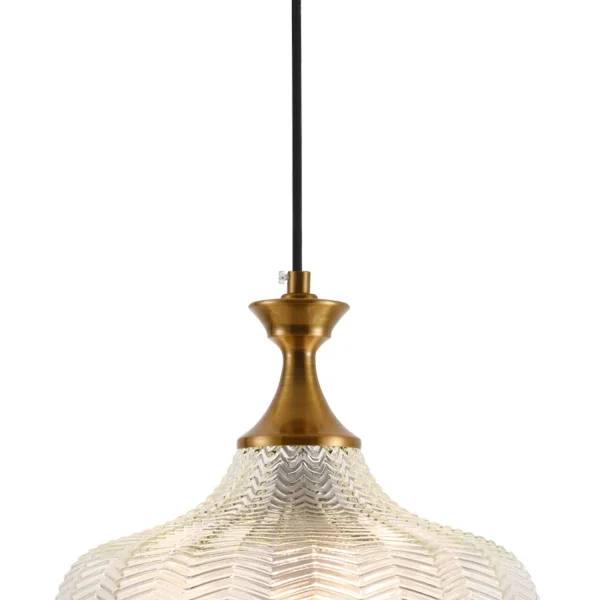 LÁMPARA DE TECHO CRISTAL BLANCO Ø 26 CM ROGAN