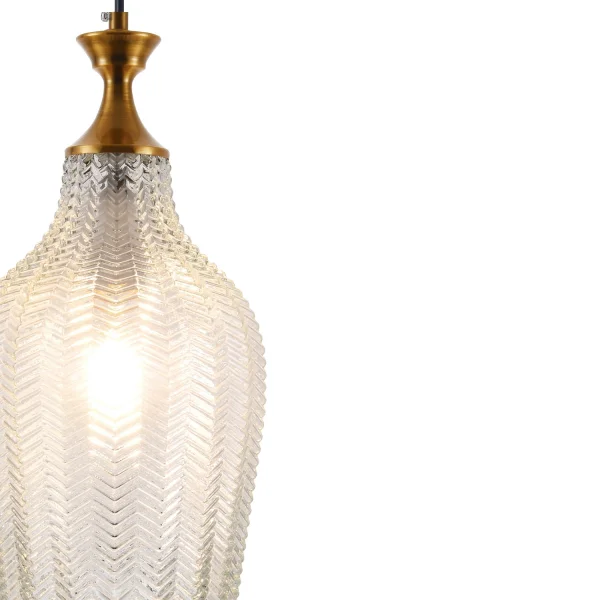 LÁMPARA DE TECHO CRISTAL BLANCO Ø 19 CM ROGAN