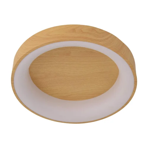 PLAFÓN LED 64 W REGULABLE CON MANDO IMITACIÓN MADERA HARALD