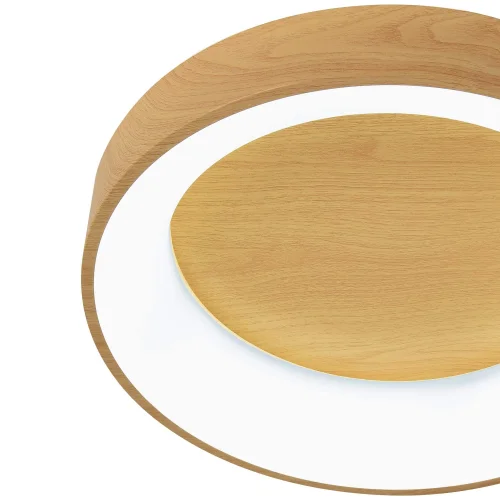 PLAFÓN LED 64 W REGULABLE CON MANDO IMITACIÓN MADERA HARALD