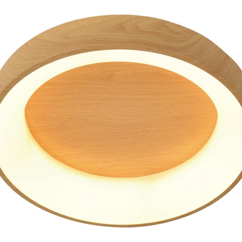 PLAFÓN LED 64 W REGULABLE CON MANDO IMITACIÓN MADERA HARALD