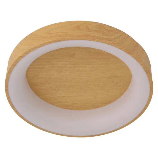 PLAFÓN LED 96 W REGULABLE CON MANDO IMITACIÓN MADERA HARALD