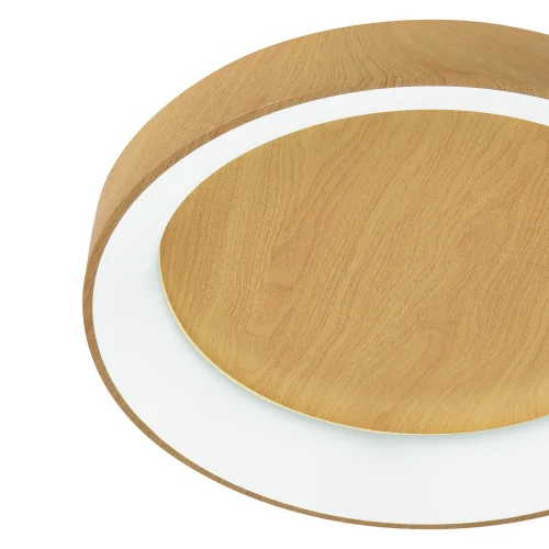 PLAFÓN LED 96 W REGULABLE CON MANDO IMITACIÓN MADERA HARALD