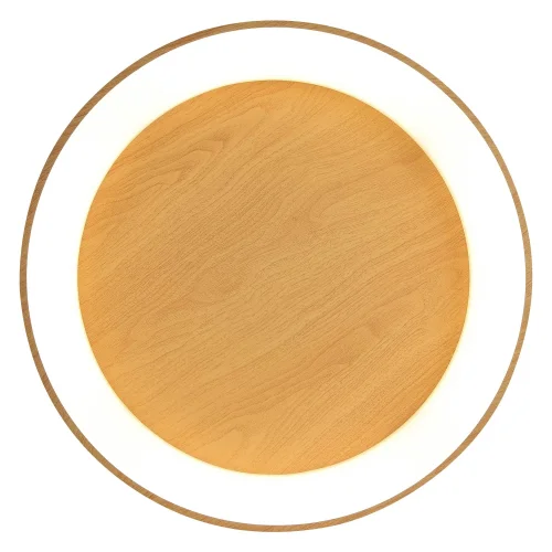 PLAFÓN LED 96 W REGULABLE CON MANDO IMITACIÓN MADERA HARALD