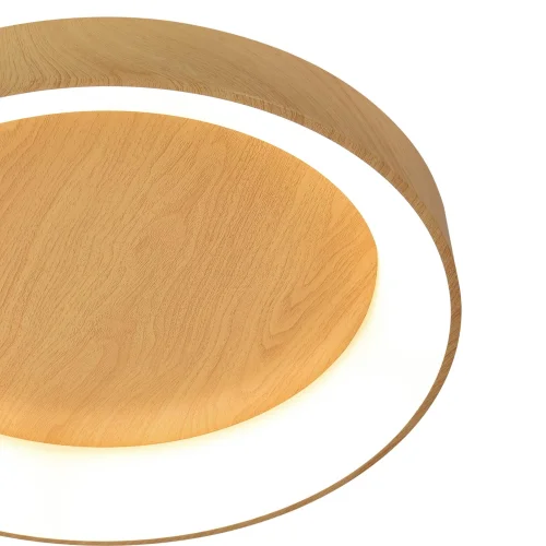 PLAFÓN LED 96 W REGULABLE CON MANDO IMITACIÓN MADERA HARALD