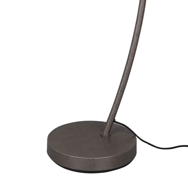 LÁMPARA DE PIE METAL NÍQUEL ANTIGUO NIELS