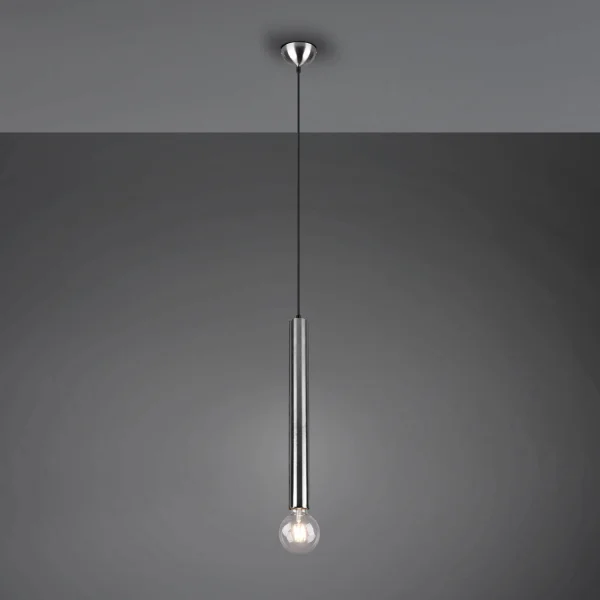 LÁMPARA DE TECHO 1 LUZ METAL NÍQUEL MATE SULLIVAN