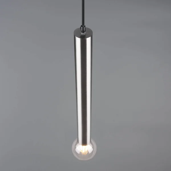 LÁMPARA DE TECHO 1 LUZ METAL NÍQUEL MATE SULLIVAN