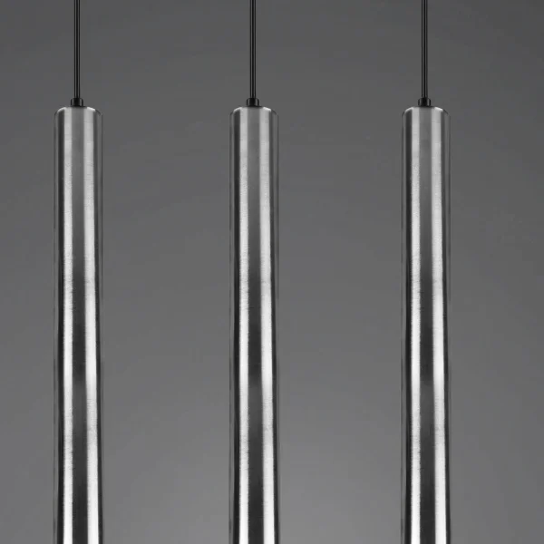 LÁMPARA DE TECHO 4 LUCES METAL NÍQUEL MATE SULLIVAN