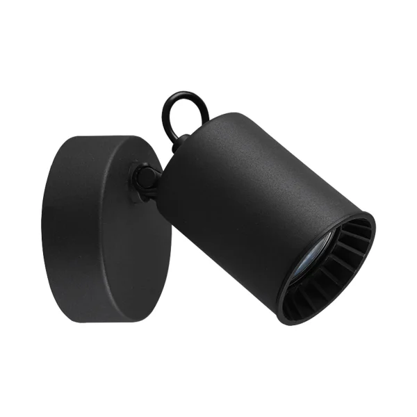 FOCO 1 LUZ METAL NEGRO GU10 WERNER