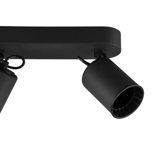 FOCO 2 LUCES METAL NEGRO GU10 WERNER