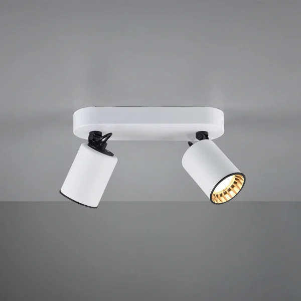 FOCO 2 LUCES METAL BLANCO GU10 WERNER FOCO 2 LUCES METAL BLANCO GU10 WERNER