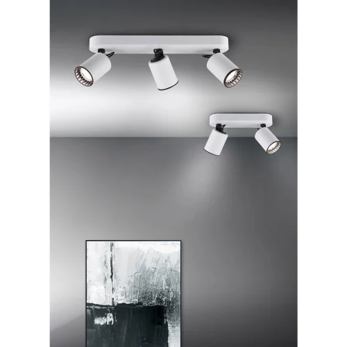 FOCO 2 LUCES METAL BLANCO GU10 WERNER FOCO 2 LUCES METAL BLANCO GU10 WERNER