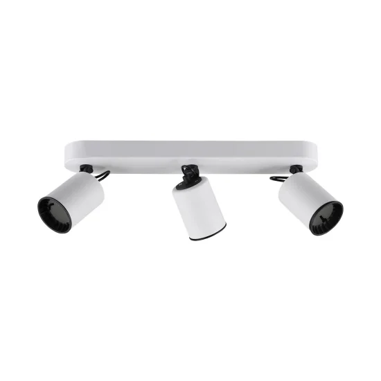 FOCO 3 LUCES METAL BLANCO GU10 WERNER 2