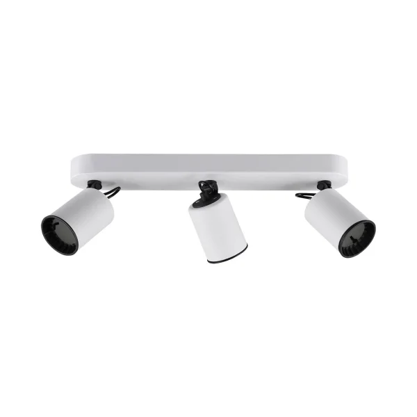 FOCO 3 LUCES METAL BLANCO GU10 WERNER