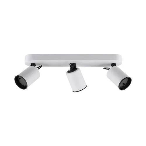 FOCO 3 LUCES METAL BLANCO GU10 WERNER