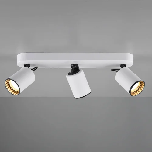 FOCO 3 LUCES METAL BLANCO GU10 WERNER