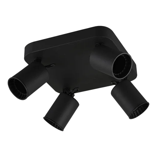 FOCO 4 LUCES METAL NEGRO GU10 WERNER FOCO 4 LUCES METAL NEGRO GU10 WERNER