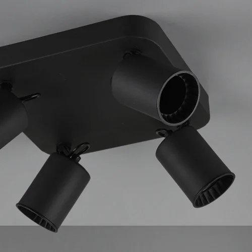 FOCO 4 LUCES METAL NEGRO GU10 WERNER FOCO 4 LUCES METAL NEGRO GU10 WERNER