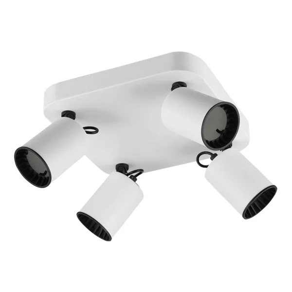 FOCO 4 LUCES METAL BLANCO GU10 WERNER FOCO 4 LUCES METAL BLANCO GU10 WERNER