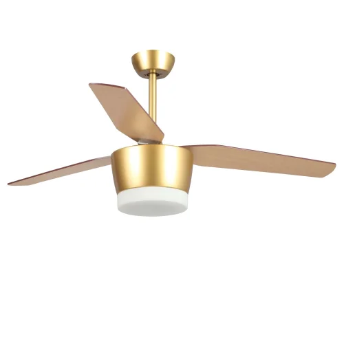 VENTILADOR DE TECHO LED KAWAI 18W ORO NEGRO/HAYA
