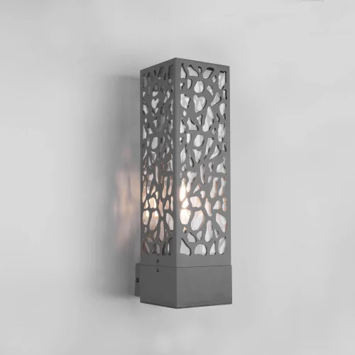 APLIQUE EXTERIOR ACERO ANTRACITA E27 IP44 JACARANDA