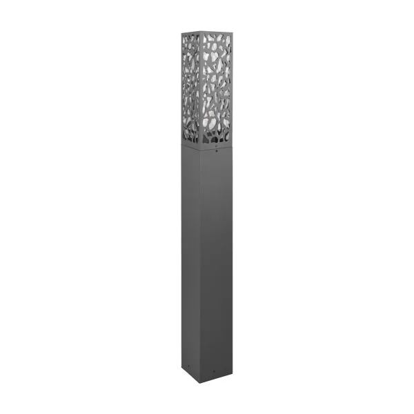 BALIZA EXTERIOR ACERO ANTRACITA E27 IP44 100 CM JACARANDA BALIZA EXTERIOR ACERO ANTRACITA E27 IP44 100 CM JACARANDA