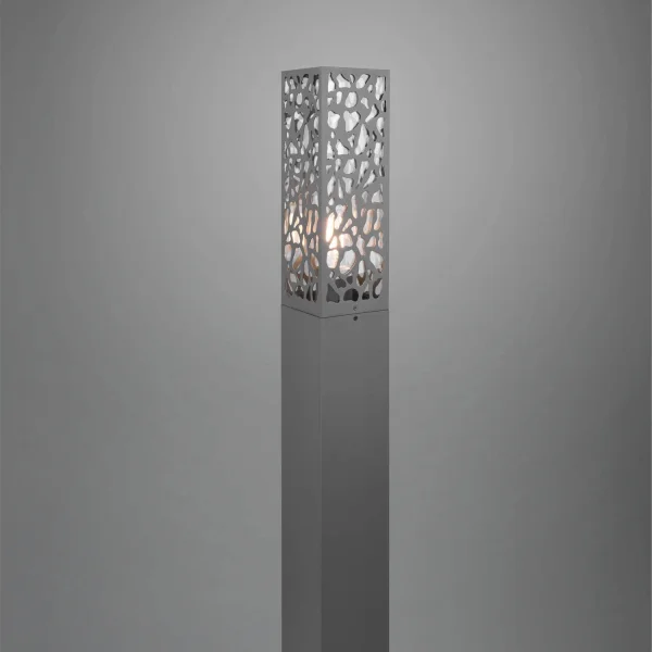 BALIZA EXTERIOR ACERO ANTRACITA E27 IP44 100 CM JACARANDA BALIZA EXTERIOR ACERO ANTRACITA E27 IP44 100 CM JACARANDA
