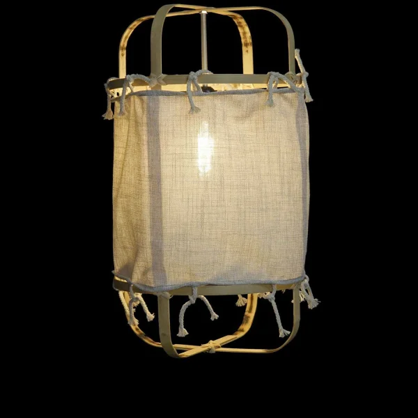 LÁMPARA DE TECHO BAMBU POLIESTER NATURAL AZUMI