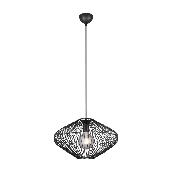 LÁMPARA DE TECHO METAL NEGRO E27 LILJA