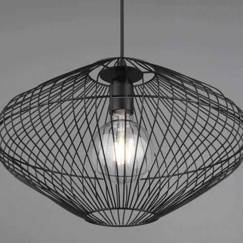 LÁMPARA DE TECHO METAL NEGRO E27 LILJA