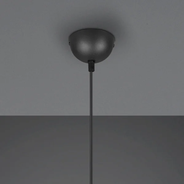 LÁMPARA DE TECHO METAL NEGRO E27 LILJA