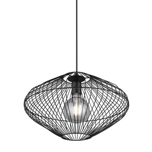 LÁMPARA DE TECHO METAL NEGRO E27 LILJA