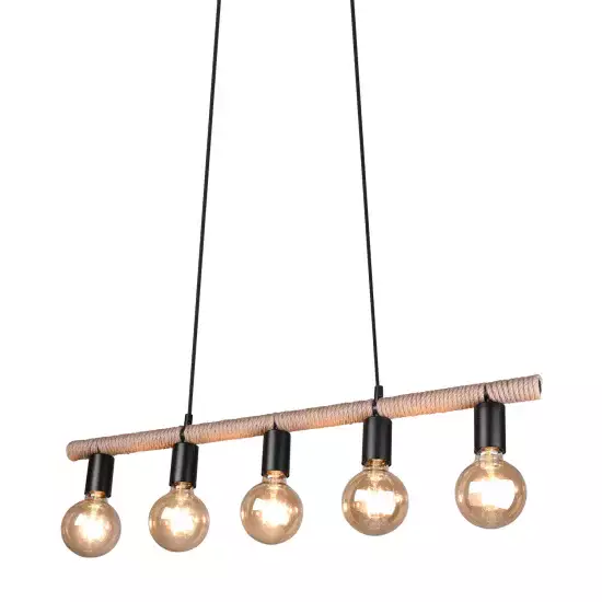 LÁMPARA DE TECHO 5 LUCES DEWA
