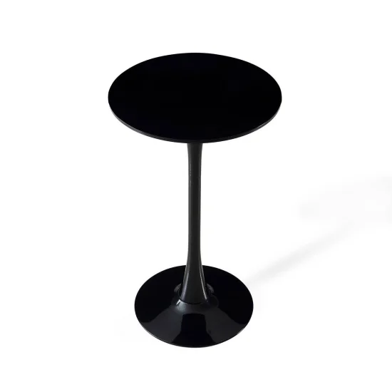 MESA ALTA SAN ANTONI Ø60 CM NEGRA 2