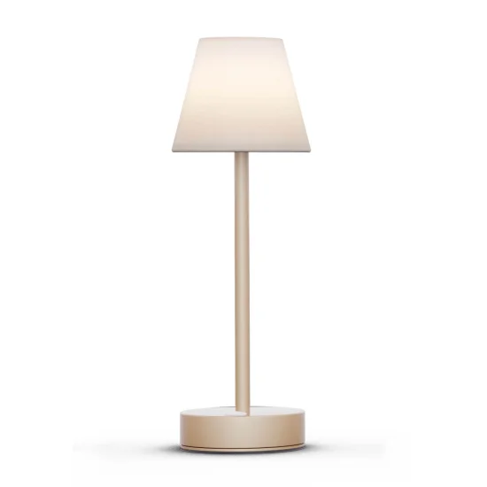 LÁMPARA DE MESA LED LOLA SLIM 30 BATERÍA RECARGABLE LATÓN