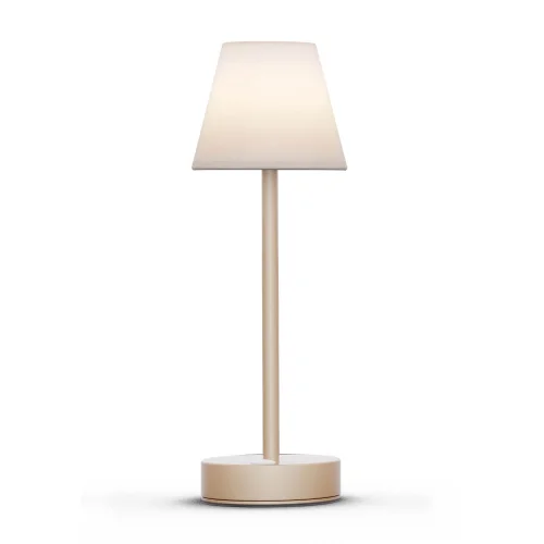 LÁMPARA DE MESA LED LOLA SLIM 30 BATERÍA RECARGABLE LATÓN