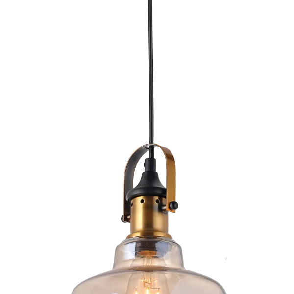 LÁMPARA DE TECHO 3 LUCES FEBRUARY CRISTAL CHAMPAGNE BASE RECTANGULAR