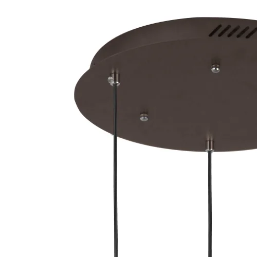 LÁMPARA DE TECHO 3 LUCES FEBRUARY CRISTAL CHAMPAGNE BASE CIRCULAR