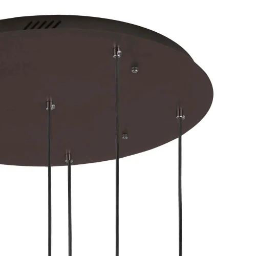 LÁMPARA DE TECHO 6 LUCES FEBRUARY CRISTAL CHAMPAGNE E27