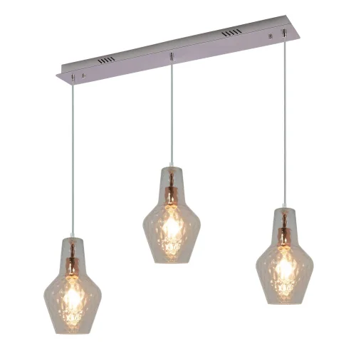 LÁMPARA DE TECHO 3 LUCES BASE RECTANGULAR MAVERICK