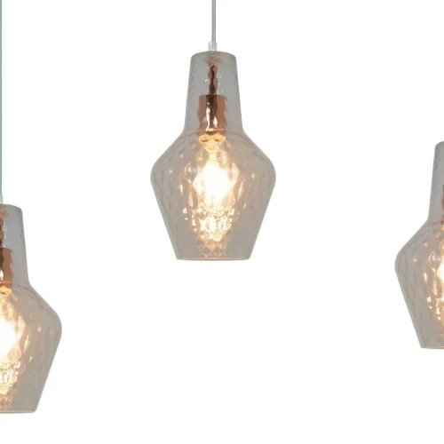 LÁMPARA DE TECHO 3 LUCES BASE RECTANGULAR MAVERICK