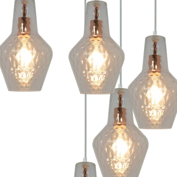 LÁMPARA DE TECHO 6 LUCES Ø 80 CM MAVERICK