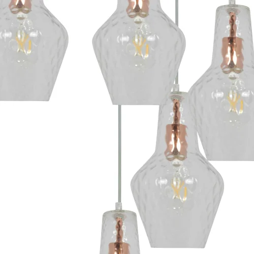 LÁMPARA DE TECHO 6 LUCES Ø 80 CM MAVERICK