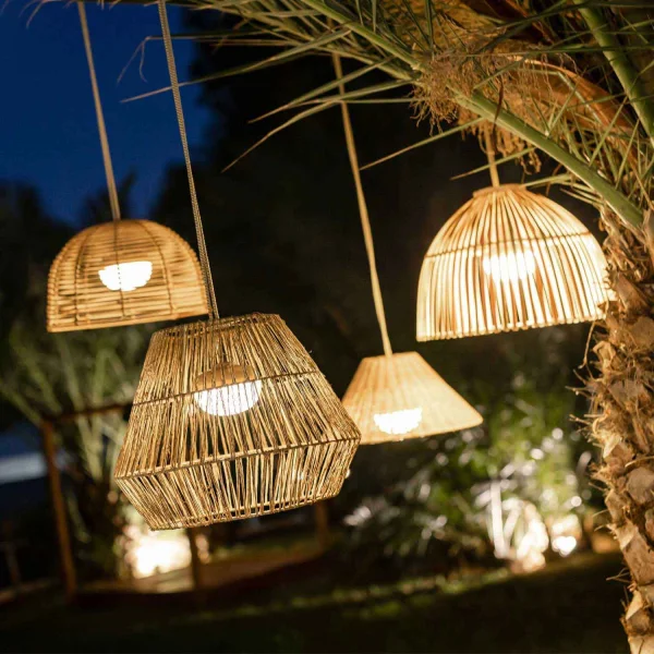 LÁMPARA COLGANTE EXTERIOR SIN CABLE SISINE 30 BATERÍA RECARGABLE