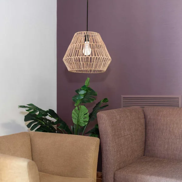 LÁMPARA DE TECHO Ø 40 CM FIBRAS NATURALES SISINE