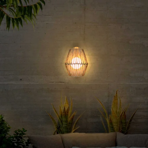 APLIQUE DE PARED EXTERIOR SIN CABLE SISINE 25 BATERÍA RECARGABLE