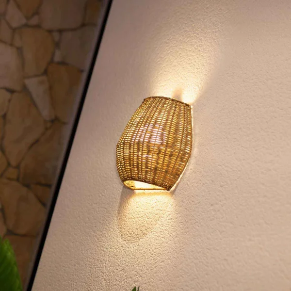 LÁMPARA DE PARED EXTERIOR SIN CABLE SAONA BATERÍA RECARGABLE