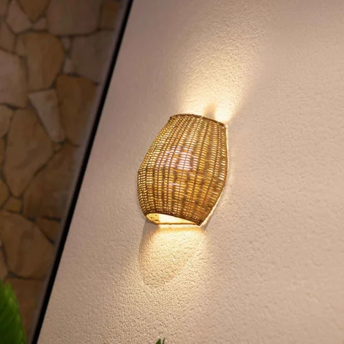 LÁMPARA DE PARED EXTERIOR SIN CABLE SAONA BATERÍA RECARGABLE