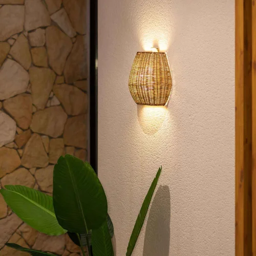 LÁMPARA DE PARED EXTERIOR SIN CABLE SAONA BATERÍA RECARGABLE